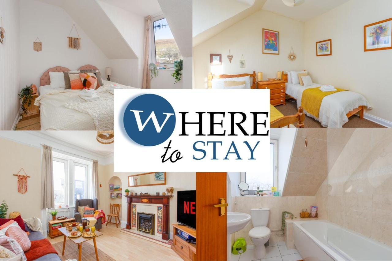 Bright 2Bed Apartment In Galashiels City Centre Extérieur photo