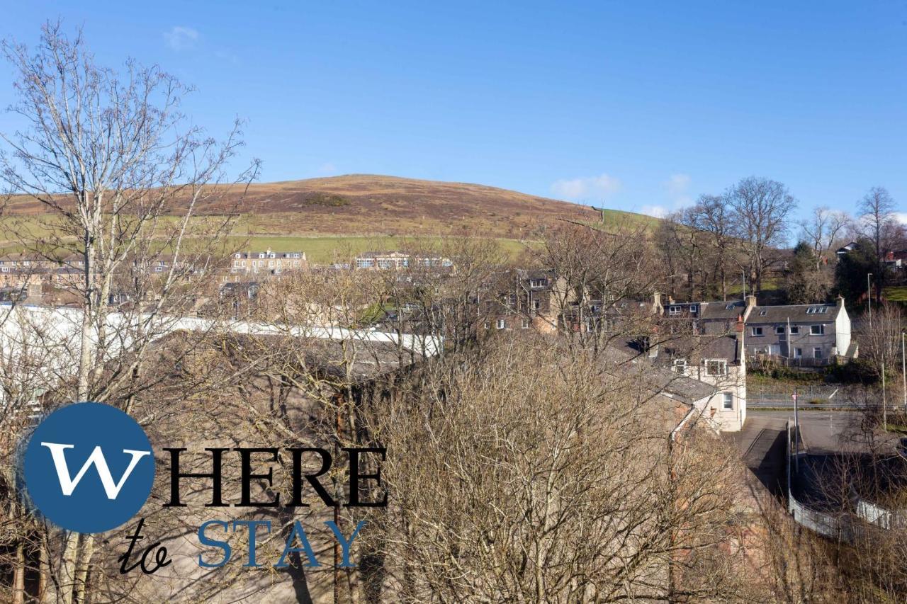 Bright 2Bed Apartment In Galashiels City Centre Extérieur photo