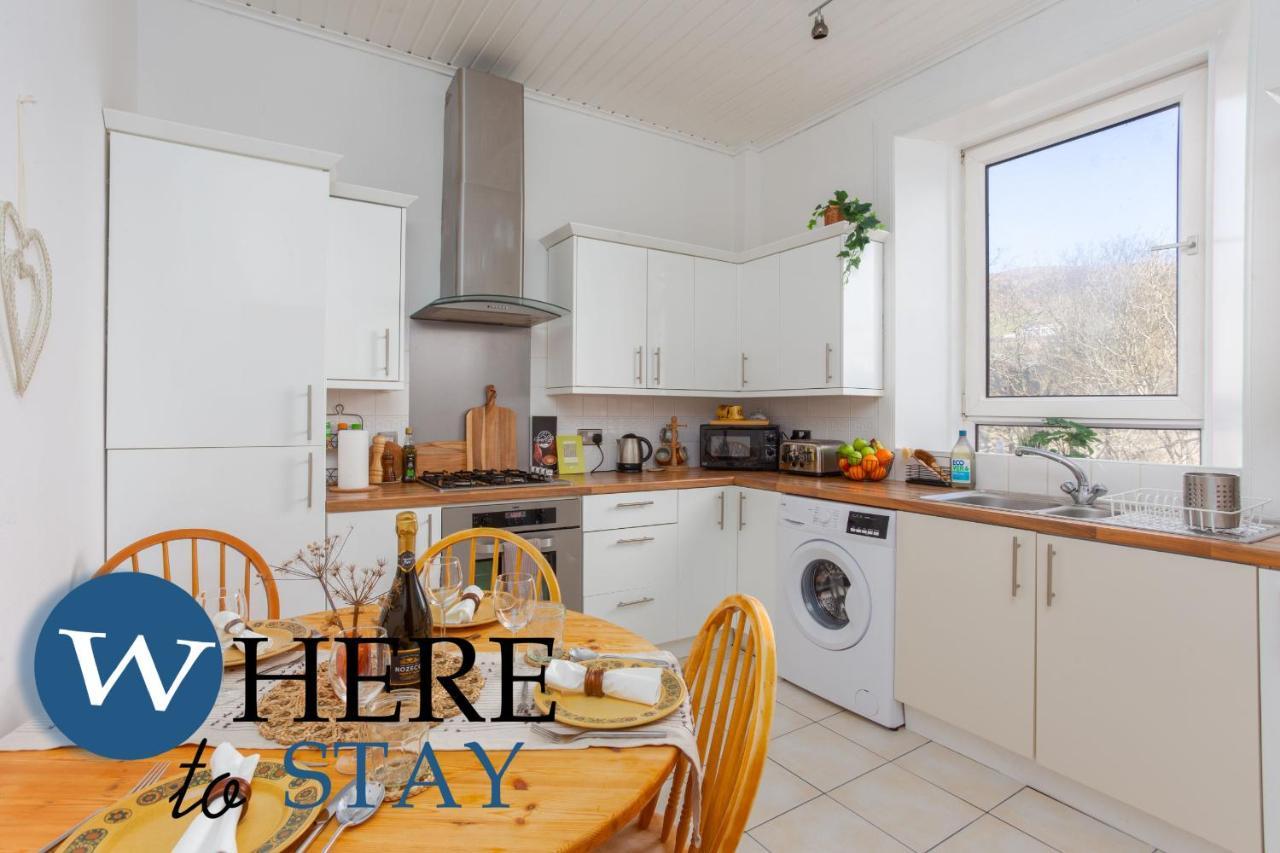 Bright 2Bed Apartment In Galashiels City Centre Extérieur photo