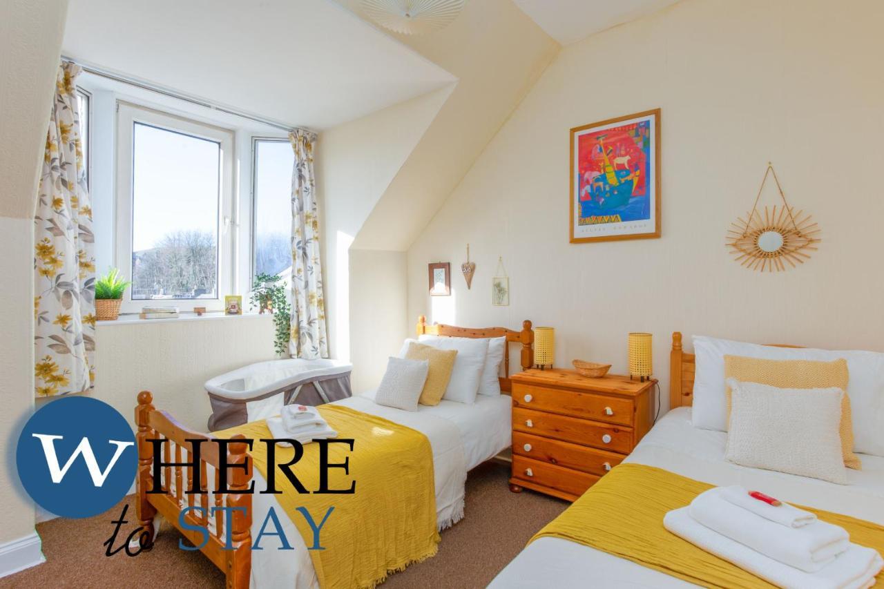 Bright 2Bed Apartment In Galashiels City Centre Extérieur photo
